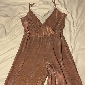 rose gold jumpsuit